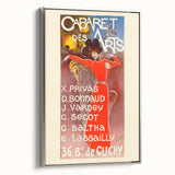 Vintage Exhibition Poster – Cabaret des Arts Retro Art Print