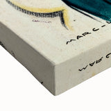 Vintage Fashion Poster Art – Retro Design with Red & Teal Accents