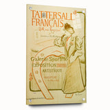 Vintage Exhibition Poster – 1896 Tattersall Français Retro Art Print