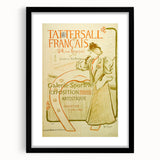Vintage Exhibition Poster – 1896 Tattersall Français Retro Art Print