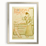 Vintage Exhibition Poster – 1896 Tattersall Français Retro Art Print