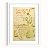 Vintage Exhibition Poster – 1896 Tattersall Français Retro Art Print