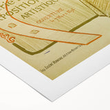 Vintage Exhibition Poster – 1896 Tattersall Français Retro Art Print