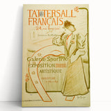 Vintage Exhibition Poster – 1896 Tattersall Français Retro Art Print