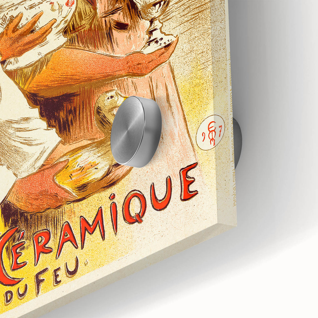 Vintage Exhibition Poster – Exposition de la Céramique Retro Art Print