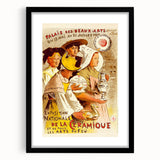Vintage Exhibition Poster – Exposition de la Céramique Retro Art Print