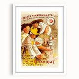 Vintage Exhibition Poster – Exposition de la Céramique Retro Art Print