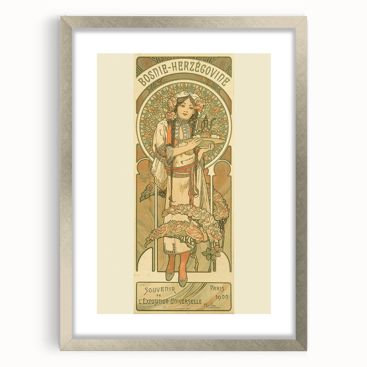 Vintage Exhibition Poster – Bosnie-Herzégovine 1900 Retro Art Print