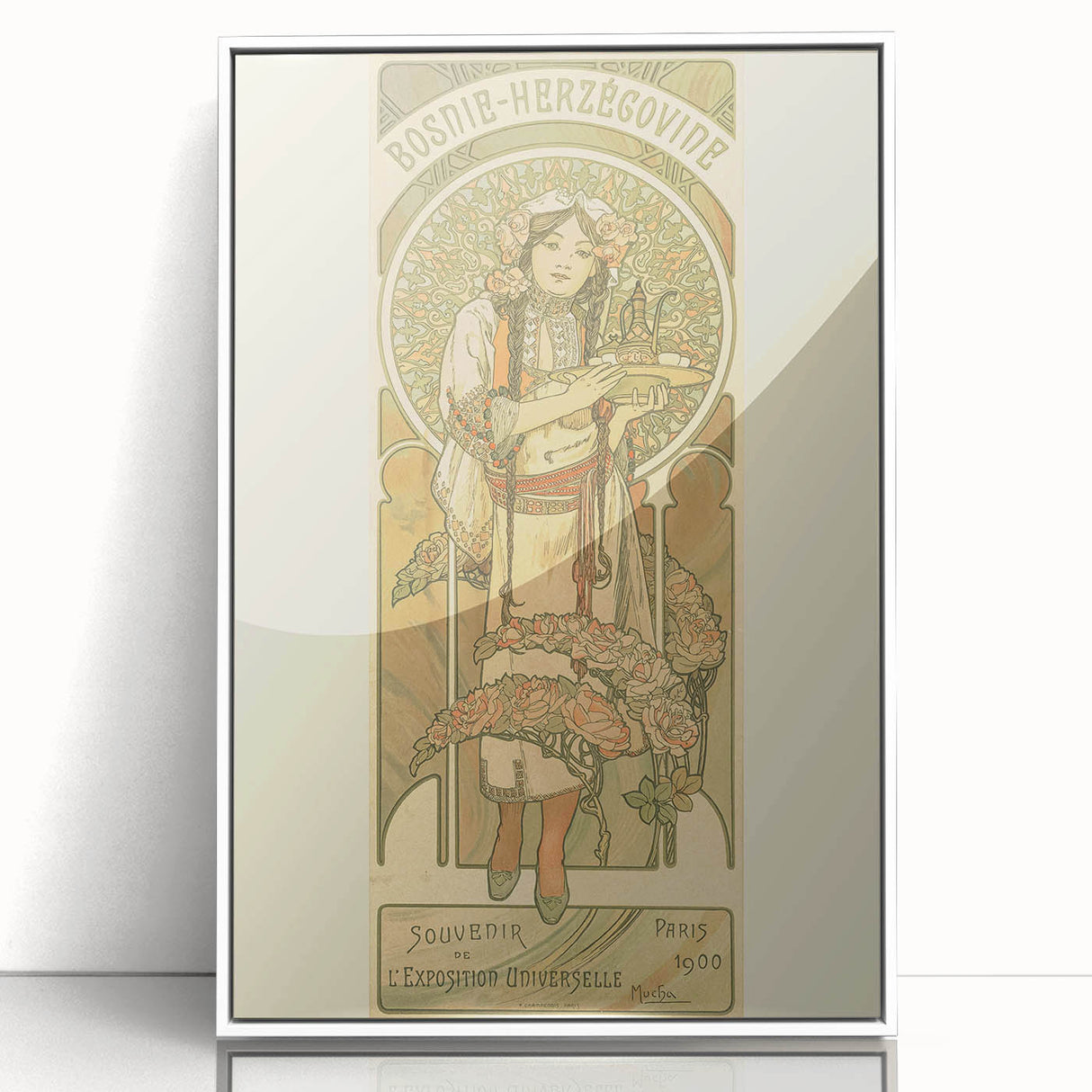 Vintage Exhibition Poster – Bosnie-Herzégovine 1900 Retro Art Print