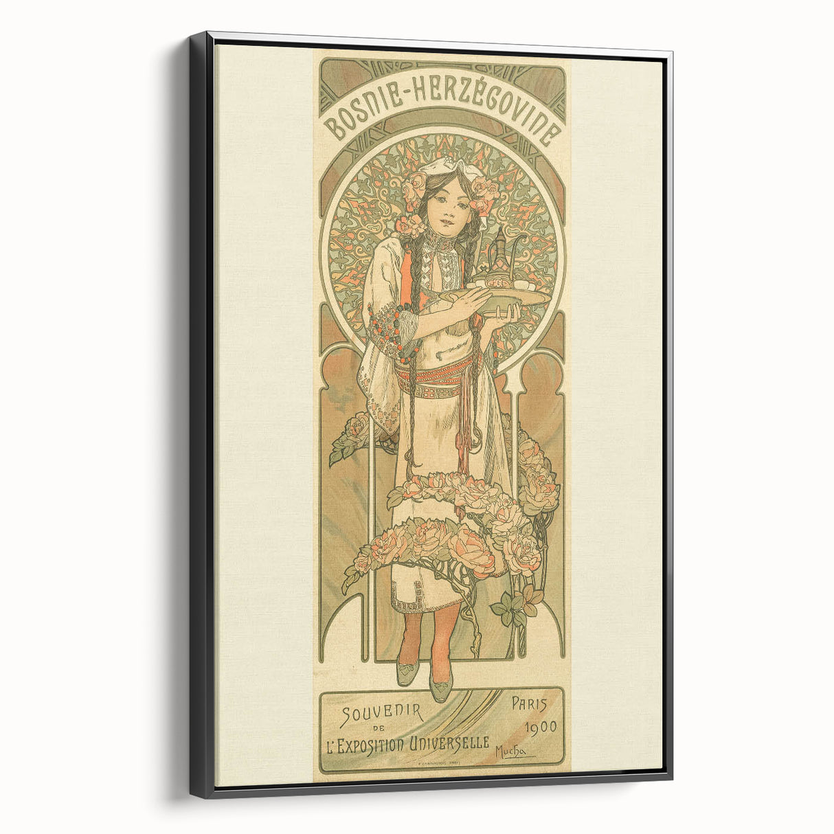 Vintage Exhibition Poster – Bosnie-Herzégovine 1900 Retro Art Print