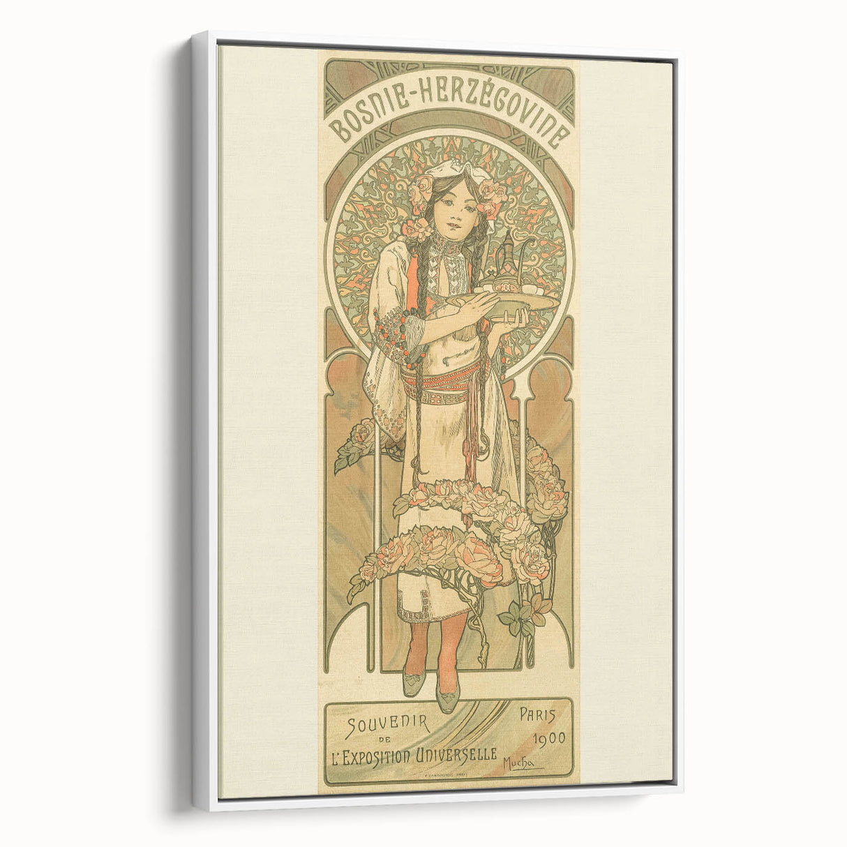 Vintage Exhibition Poster – Bosnie-Herzégovine 1900 Retro Art Print