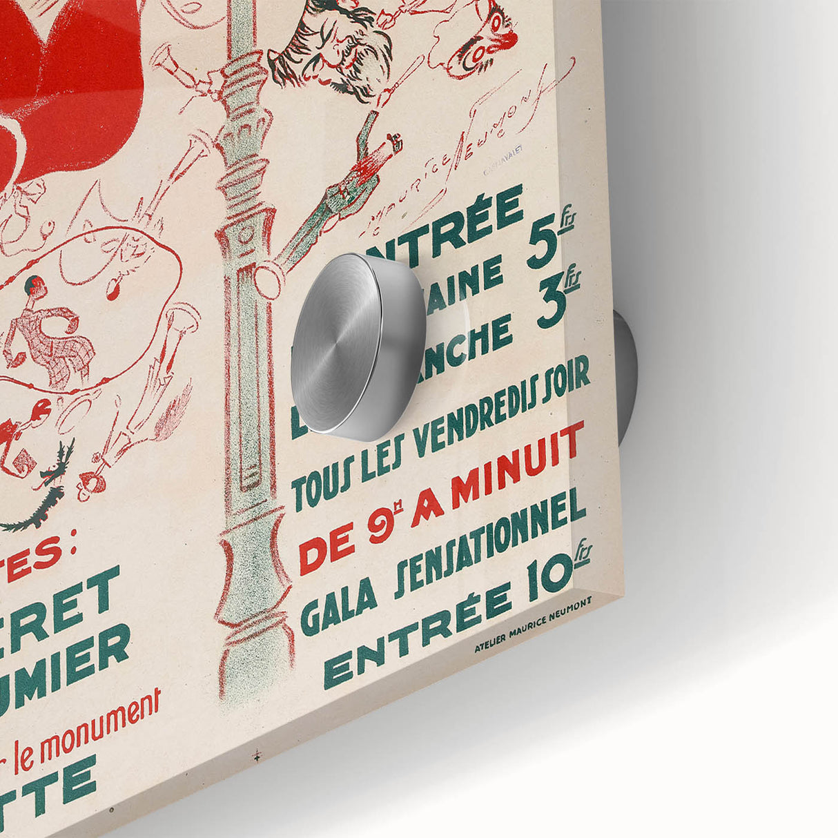 Vintage Exhibition Poster – 22nd Salon des Humoristes Retro Art Print