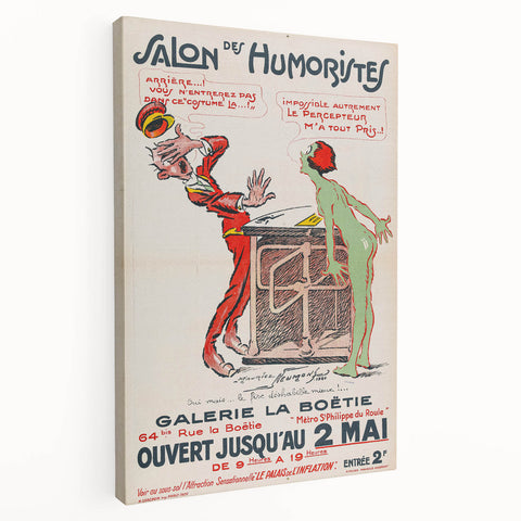 Vintage Exhibition Poster – Salon des Humoristes 1926 Retro Art Print