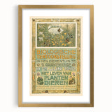 Vintage Exhibition Poster – Biologische Tentoonstelling 1910 Retro Art Print