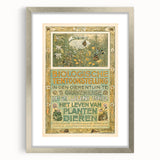 Vintage Exhibition Poster – Biologische Tentoonstelling 1910 Retro Art Print