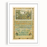 Vintage Exhibition Poster – Biologische Tentoonstelling 1910 Retro Art Print