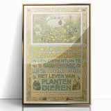 Vintage Exhibition Poster – Biologische Tentoonstelling 1910 Retro Art Print