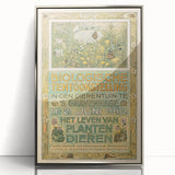 Vintage Exhibition Poster – Biologische Tentoonstelling 1910 Retro Art Print