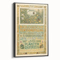 Vintage Exhibition Poster – Biologische Tentoonstelling 1910 Retro Art Print
