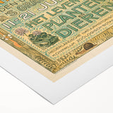 Vintage Exhibition Poster – Biologische Tentoonstelling 1910 Retro Art Print