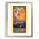 Vintage Exhibition Poster – Automobile 1907 Paris Retro Art Print