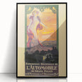 Vintage Exhibition Poster – Automobile 1907 Paris Retro Art Print