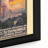 Vintage Exhibition Poster – Automobile 1907 Paris Retro Art Print