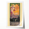 Vintage Exhibition Poster – Automobile 1907 Paris Retro Art Print