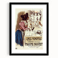 Vintage Advertisement Poster – Linge Monopole Retro Art Print