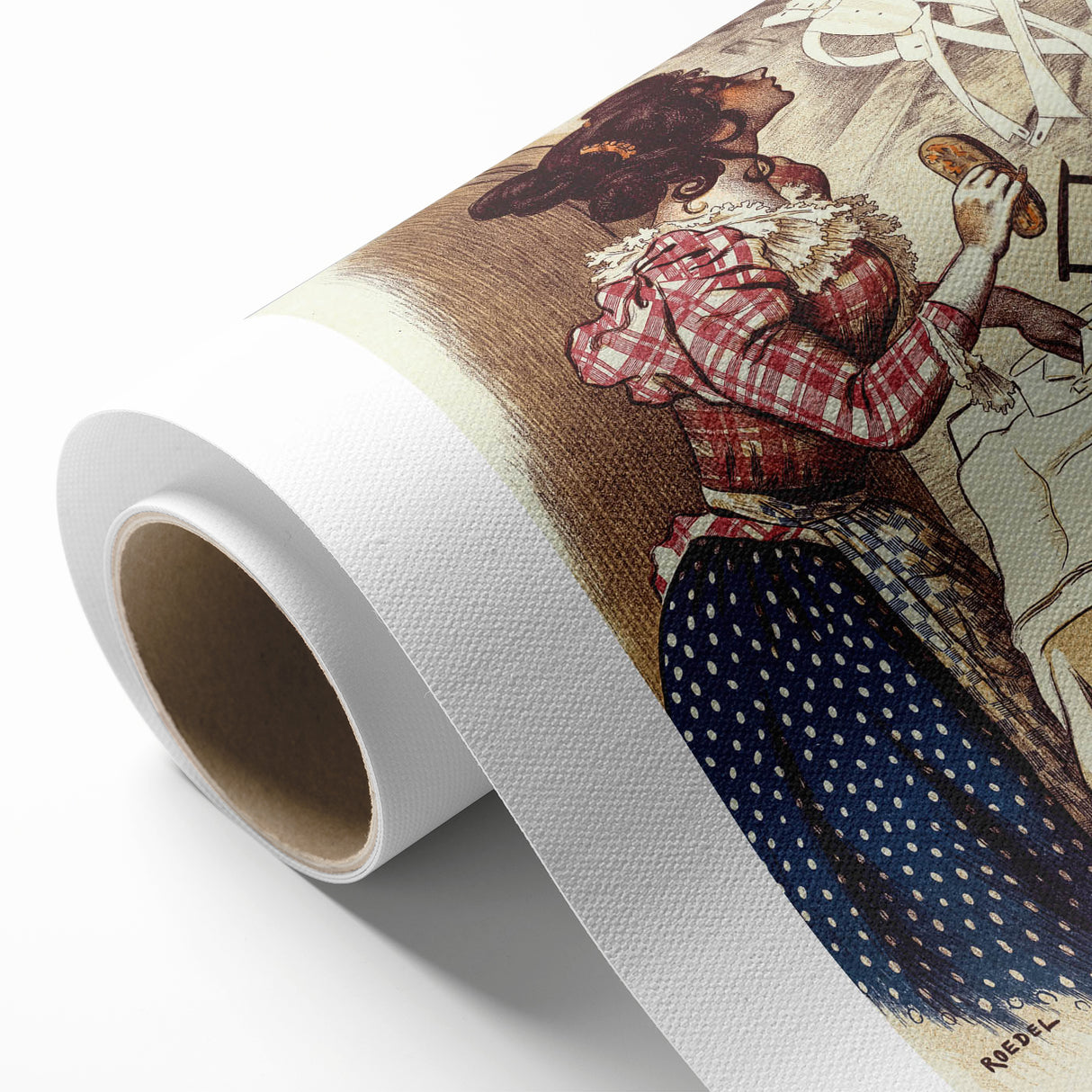 Vintage Advertisement Poster – Linge Monopole Retro Art Print