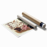 Vintage Advertisement Poster – Linge Monopole Retro Art Print