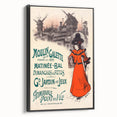 Vintage Exhibition Poster – Moulin de la Galette Retro Art Print