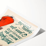 Vintage Exhibition Poster – Moulin de la Galette Retro Art Print