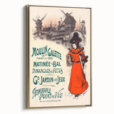 Vintage Exhibition Poster – Moulin de la Galette Retro Art Print