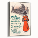 Vintage Exhibition Poster – Moulin de la Galette Retro Art Print