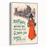 Vintage Exhibition Poster – Moulin de la Galette Retro Art Print