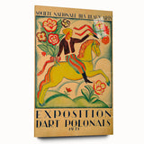 Vintage Exhibition Poster – Exposition d'Art Polonais 1921 Retro Art Print