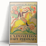 Vintage Exhibition Poster – Exposition d'Art Polonais 1921 Retro Art Print