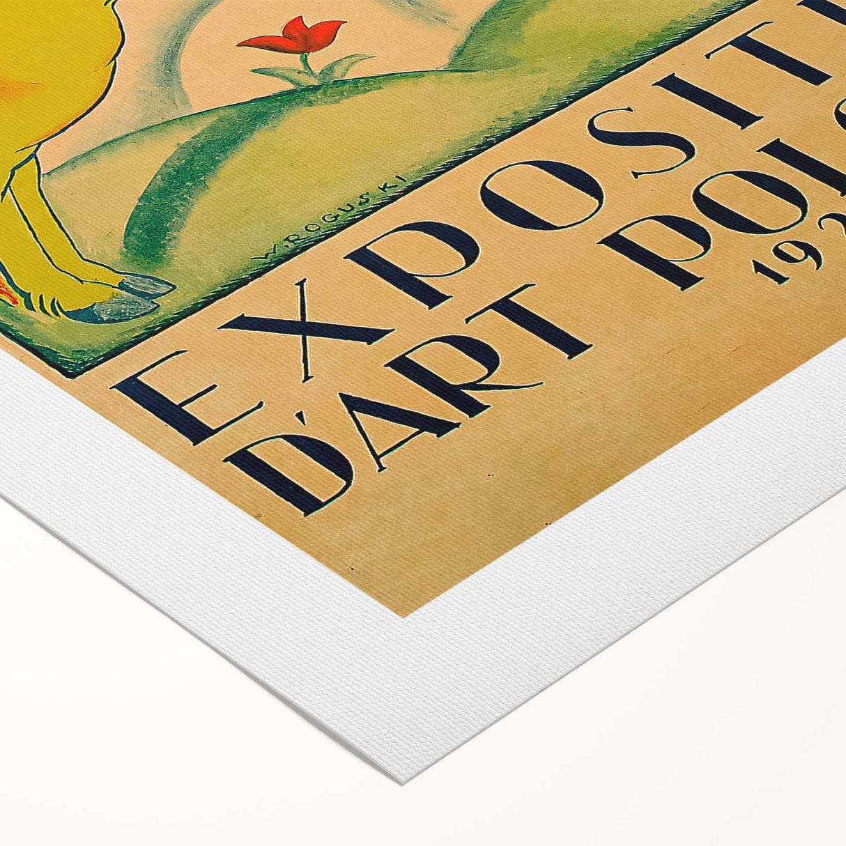 Vintage Exhibition Poster – Exposition d'Art Polonais 1921 Retro Art Print