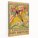Vintage Exhibition Poster – Exposition d'Art Polonais 1921 Retro Art Print