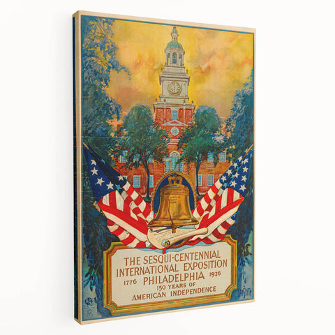 Vintage Exhibition Poster – Sesqui-Centennial 1926 Philadelphia