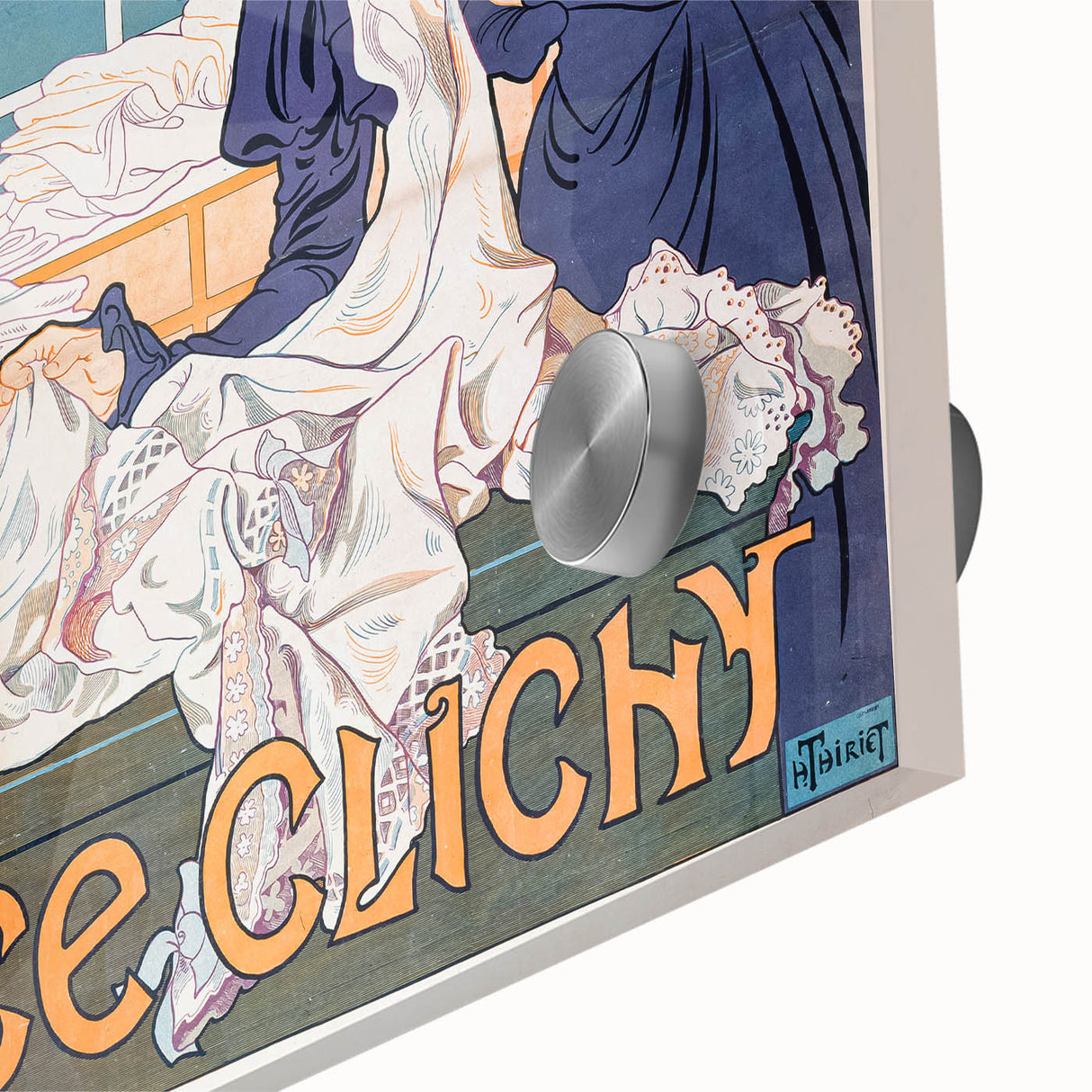 Vintage Exhibition Poster Art – Bold Design with Teal & Orange Hues