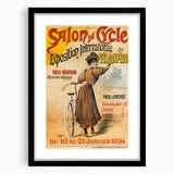Vintage Exhibition Poster - Antique Velocipede Cycle Art Print