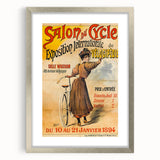 Vintage Exhibition Poster - Antique Velocipede Cycle Art Print