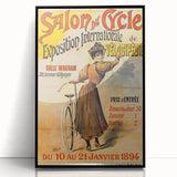Vintage Exhibition Poster - Antique Velocipede Cycle Art Print
