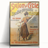 Vintage Exhibition Poster - Antique Velocipede Cycle Art Print