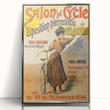 Vintage Exhibition Poster - Antique Velocipede Cycle Art Print