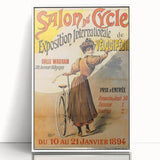 Vintage Exhibition Poster - Antique Velocipede Cycle Art Print