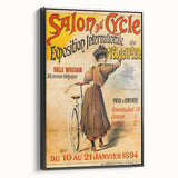 Vintage Exhibition Poster - Antique Velocipede Cycle Art Print