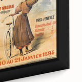 Vintage Exhibition Poster - Antique Velocipede Cycle Art Print
